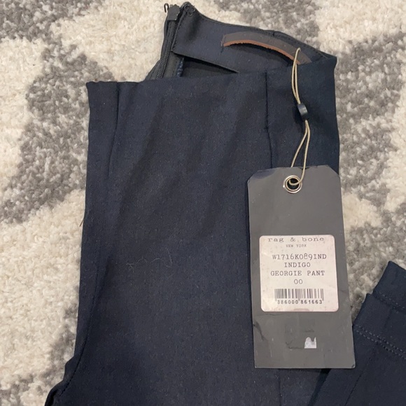 Rag & Bone Indigo Georgie Pant - Picture 2 of 5